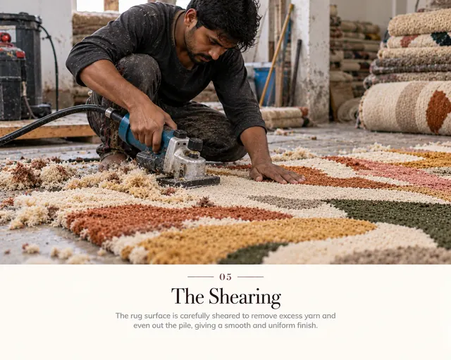 Illustration of the shearing stage